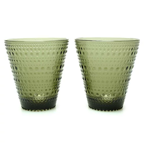 Япония прямая почта Iittala Kastehelmi 1025716 Tumbler 2pc Set Moss Gree