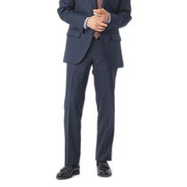 Japanese direct mail green label relaxing mens plaid slim fit pleated suit pants 31241272