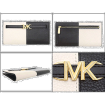 Japan direct mail MICHAEL KORS wallet 35F3G6RE3L multi-lead color block large snap wallet socket