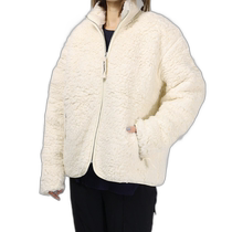 Direct mail from Japan JIL SANDER zippered faux sherpa jacket fur jacket belted jacket women