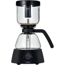 (Direct mail from Japan) Glass King Siphon Coffee Pot Practical Capacity 360mL Black ECA-3-B