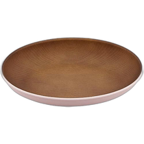 Japan direct mail (Japan direct mail) Showa issoecco oval dinner plate resin wood color pink