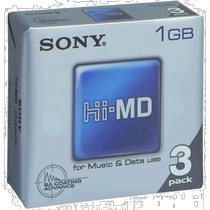 (Japan Direct Mail) Sony Sony Hi-MD Media 3HMD1GA 1GB3 Disc Burning Storage Disc