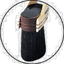 Japan direct mail TRUSCO brush TPB-212 easy to apply paint brush long handle black bristles total length 235mm