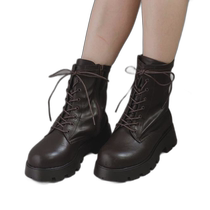 Japan direct mail (included in 2023AW catalog) lace-up mid-calf boots Kastane boots