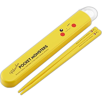 (Direct mail from Japan) Skater childrens lunch chopsticks 16 5cm Pikachu face 23ABS2AMAG-A