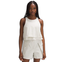 Japanese errand running Lululemon stretch woven loose vest Bone XSprod11500017