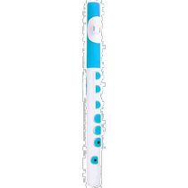 (Publipostage direct du Japon) NUVO Nuvo TooT bouton en silicone instrument à vent en plastique flûte transversale blanc bleu N430TWBL