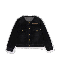 Direct mail from Japan A BATHING APE collarless denim jacket 12 ounces washed denim