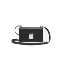 Japan Direct Mail MAISON KITSUNE Womens Cow Leather Compact Crossbody Bag LW05145LR0001