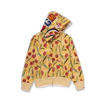 Japan direct mail A BATHING APE womens tulip camouflage shark full zipper sweatshirt 1K8021500
