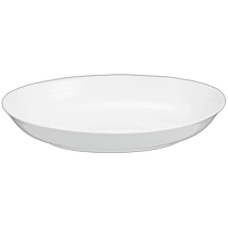 Japan Direct Mail (Japan Direct Mail) Royal Copenhagen White Scalloped Oval Plate 1016964 White