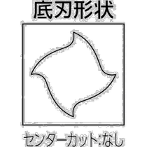 日本直邮KYOCERA硬质合金方头铣刀TEA03440