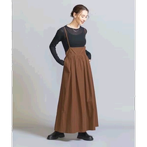 Japanese direct mail BEAUTYYOUTH UNITED ARROWS womens solid color adjustable suspender dress 16