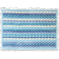 (Direct mail from Japan) Oka bathroom mat 50×70cm blue good dryness mildew-proof water-absorbent and quick-drying