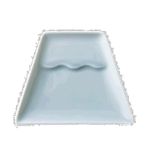 Japan direct mail Japan imported Mino ware handmade Mount Fuji pattern household creative soy sauce dish