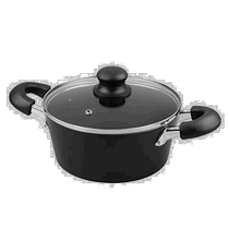 (Direct mail from Japan) Pearl Metal BLKP Two-Handed Pot Black Limited Edition Induction Cooker 20cm AZ-5009