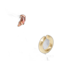 Japan direct mail TOM WOOD thick ear clip satin gold M E10421XGNA02S925-9K