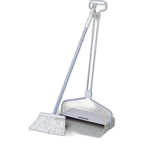 Direct mail from Japan Teramoto rubber broom gray blue easy to turn fashionable portable easy to clean