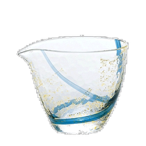 Japan direct mail Japan direct mail Oriental Sasaki Yachiyo kiln cup handmade glass sake cup