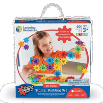 (Direct mail from Japan) LearningResources Colorful Gear Block Starter Set 60 LER