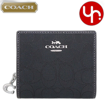 Japan Direct Mail Coach Wallet Bifold Wallet FCU401 CU401 Black x Black Special Signature
