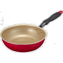 (Direct mail from Japan) evercook wok deep type 26cm IH compatible red EIFP26DRD2