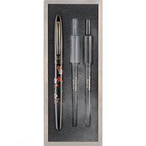 (Direct mail from Japan) Kuretake Kuretake Letter Pen Makie Story Wooden Box Eedazakura Black ECC115