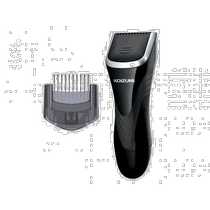 Koizumi Leg Hair Trimmer Mens Grooming Black KMC-0630 K