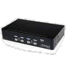 Self-employment | VGA compatible USB connection KVM switcher 4-port built-in USB hub