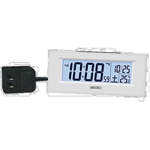(Direct mail from Japan) Seiko Clock Alarm Clock DL218W White Bedroom Living Room Indoor