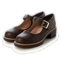 Yosuke womens casual shoes brown flat buckle simple versatile daily comfortable womens shoes