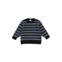 Japanese direct mail petit main colorful striped sweater