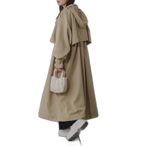 Japan direct mail (2024SS detachable hood) military long coat Kastane windbreaker