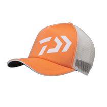 Japan Direct Mail Daiwa DC-6221 Basic Net Cap Orange x White Free Daiwa