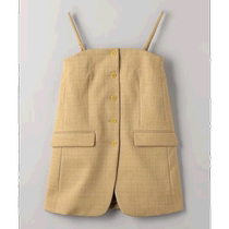 Japanese direct mail BEAUTYYOUTH UNITED ARROWS womens polyester fiber front buckle camisole