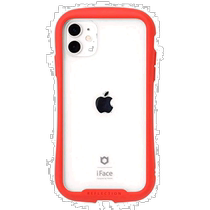 (Direct mail from Japan) HameeiFaceReflectioniPhone11 reinforced mobile phone case with red border