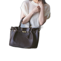 Japan direct mail MILOS gold decoration ladies leather tote bag 24092250003030