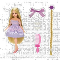 (Direct mail from Japan) Takara Tomy licca doll LD-12 long hair set toy