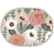 Japanese direct mail S D S popular flower and grass series luxurious kitchen bathroom floor mats multi-size carpets