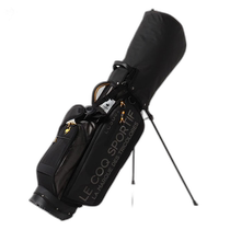 Japan direct mail le coq Golf QQBUJJ01 lightweight printed pattern stand caddy bag black le c