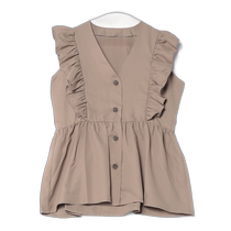 Japanese direct mail tocco closet womens pleated twill jacket 186188595