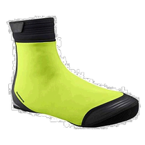 (Direct Mail from Japan) Shimano Cycling Soft Shell Shoe Covers for Autumn and Winter Neon Yellow M (40-42)