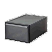 (Direct mail from Japan) Like It Cabinet Storage Box M 32x52x21 5cm Black CS-D2