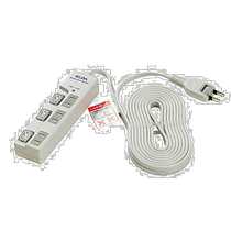 (Direct mail from Japan) ELPA Asahi Electric LED lightning socket 3 sockets 5m WBS-LU305B (