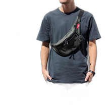 Japan direct mail manhattan portage alley cat fanny pack Montana fabric beige teal 11