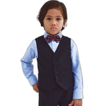 Japanese direct mail green label relaxing childrens striped vest top 110cm-130cm