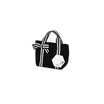(Direct Mail from Japan) Pearl Metal Cold Lunch Bag Ribbon Black D-6715