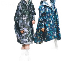 日本直邮KiU 男士女士新标准雨披雨衣防水防泼水户外自行车外套节