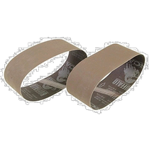 (Direct mail from Japan) Skii sanding belt light brown not easy to shed sand portable 2 pieces A40076mm×533mm